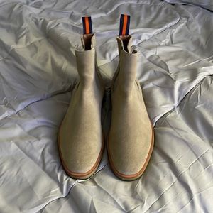New Republic Tan Suede Chelsea boots